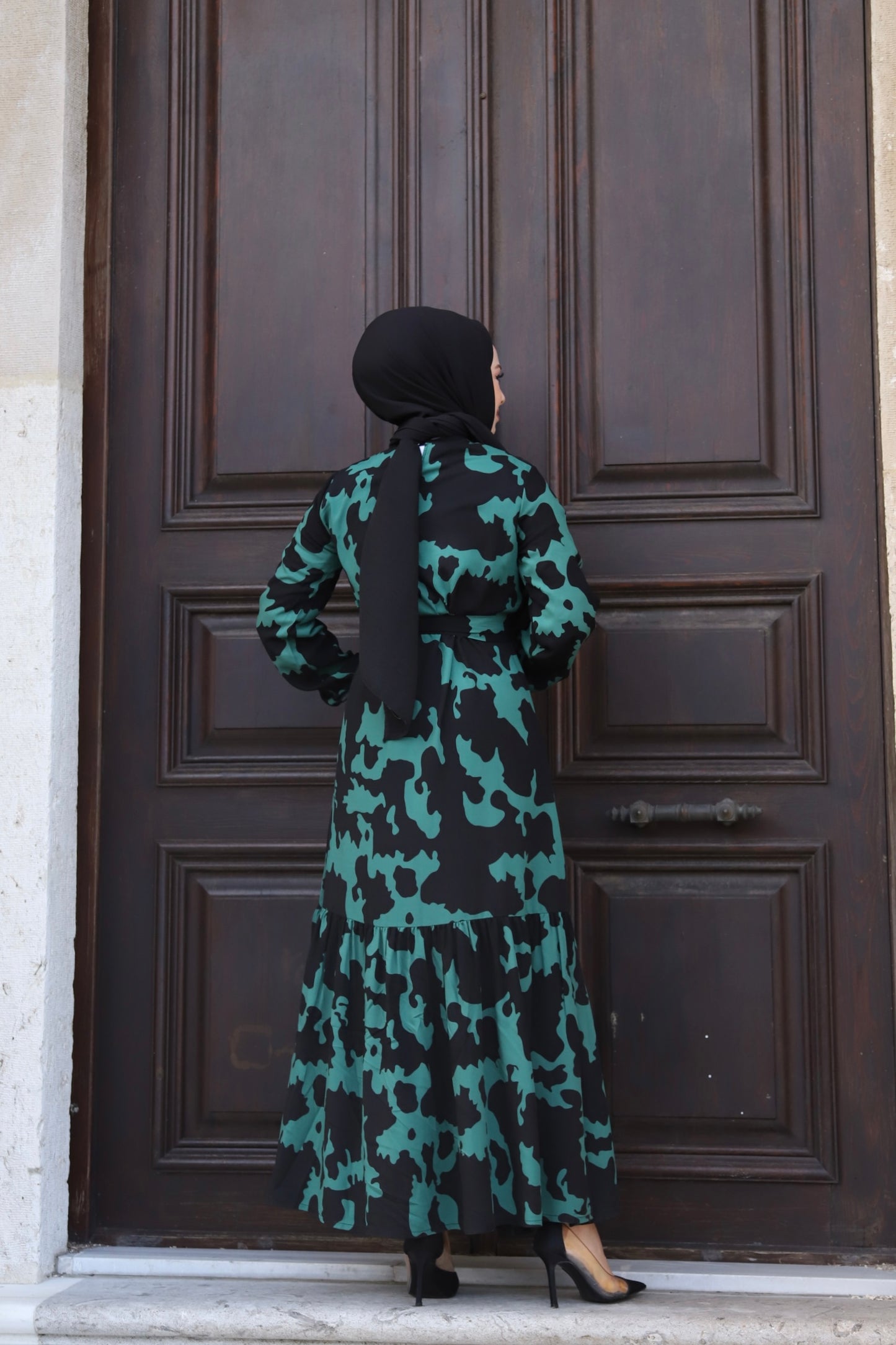 Modest Sahar Patterned Dress