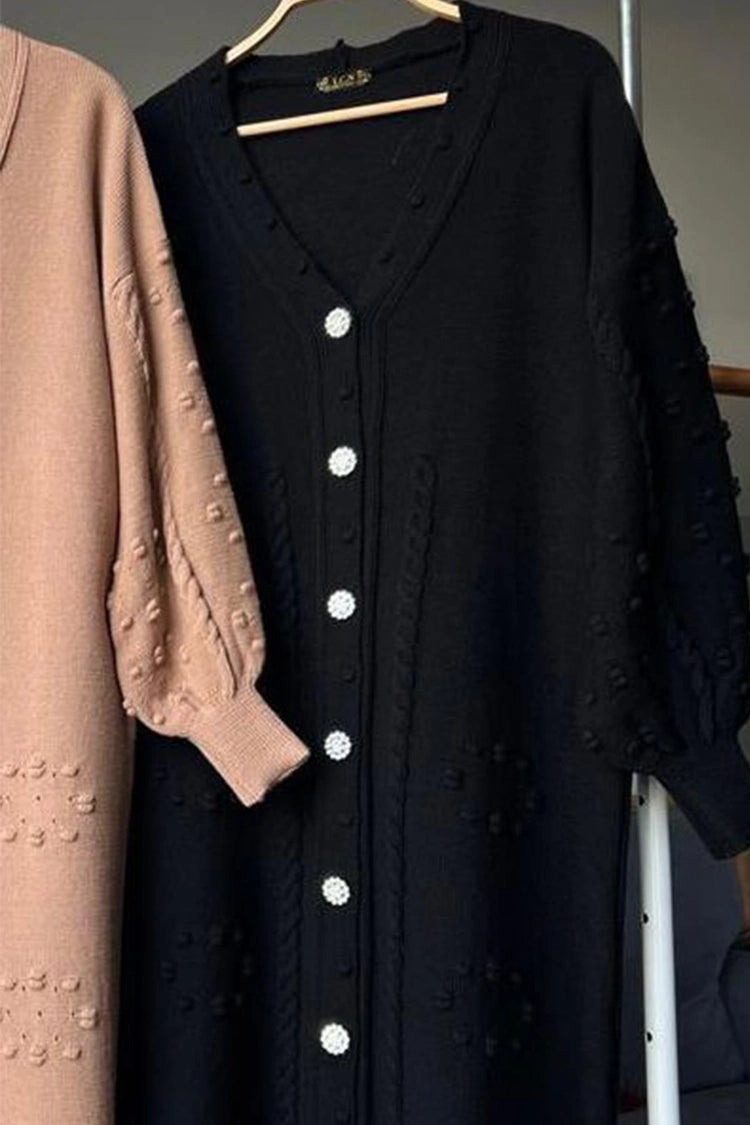 Jeweled Maxi Cardigan